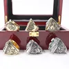 6pcs/set New Creative Champion ring Set souvenir Gift for Friends Ring rugby football Gift Fan souvenir ring 4