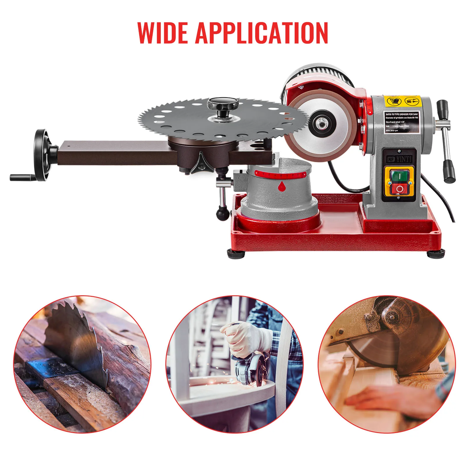 370W 220V Circular Saw Blade Grinder Machine Saw Blade Sharpener Dry  Grinding For Carbide Tipped Saw - AliExpress