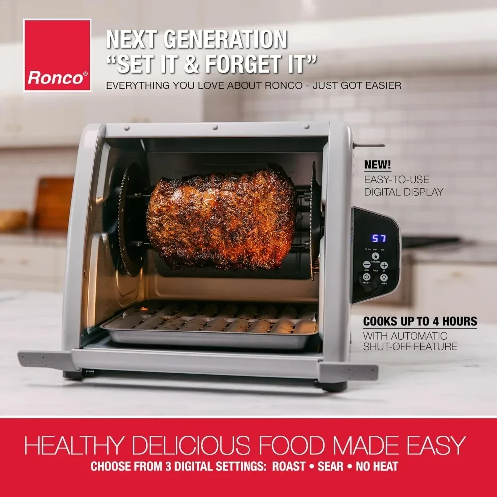 2-Pound Capacity, Auto Shutoff, Includes Rotisserie Spit, Multi-Pu