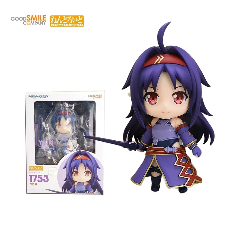 

Original GSC 1753 Konno Yuuki Sword Art Online GOOD SMILE NENDOROID PVC Action Figure Anime Model Toys Collection Doll Gift