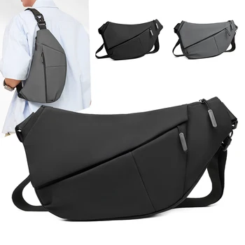 Borsa a tracolla casual da uomo, alla moda, adatta per escursioni, ciclismo, esercizio fisico, viaggi, lavoro, shopping e occasioni quotidiane.