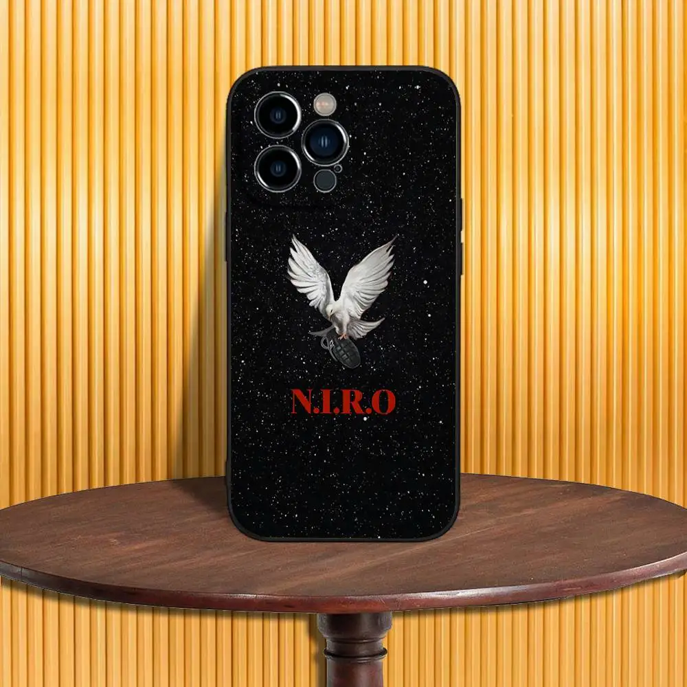 Sleek Soft Black Phone Case by N-NIRO OX7