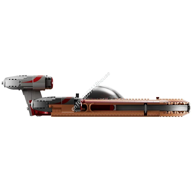 1890PCS Moc 스타 배틀 루크 스카이워커의 랜드스피더 75341 우주선 모델 빌딩 블록 스태킹 장난감 창의적인 크리스마스 선물