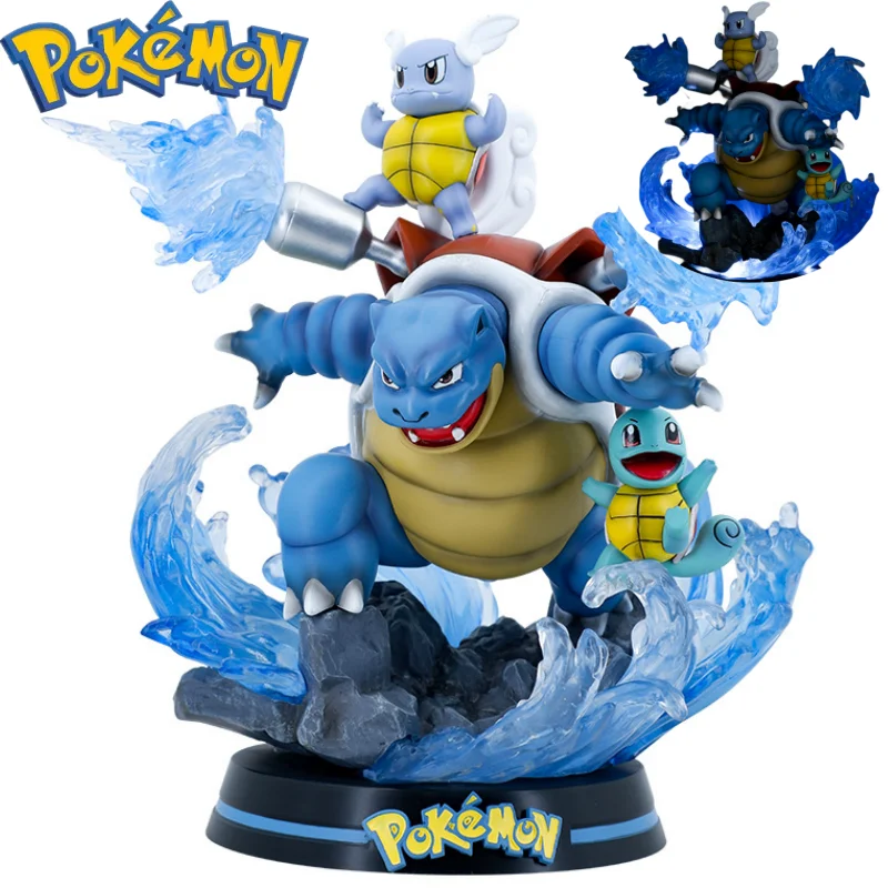 

Аниме Покемон Gk Сквиртл бластная фигурка Яйцо светодиодная Модель Кукла коллекционная экшн-фигурка мультяшный Декор