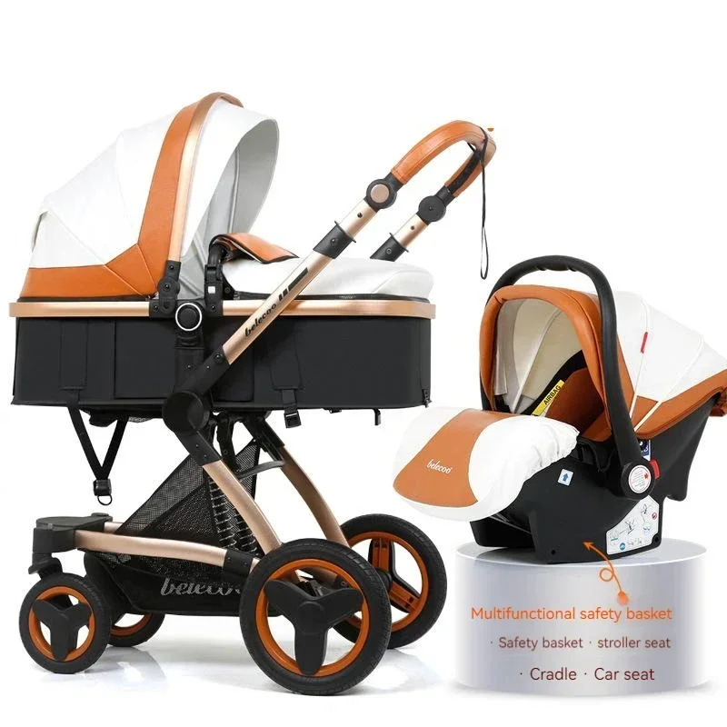 Baby Stroller Multifunctional Car Seat 3 in 1 For Newborn Prams Infant Buggy Safety Cart Carriage
