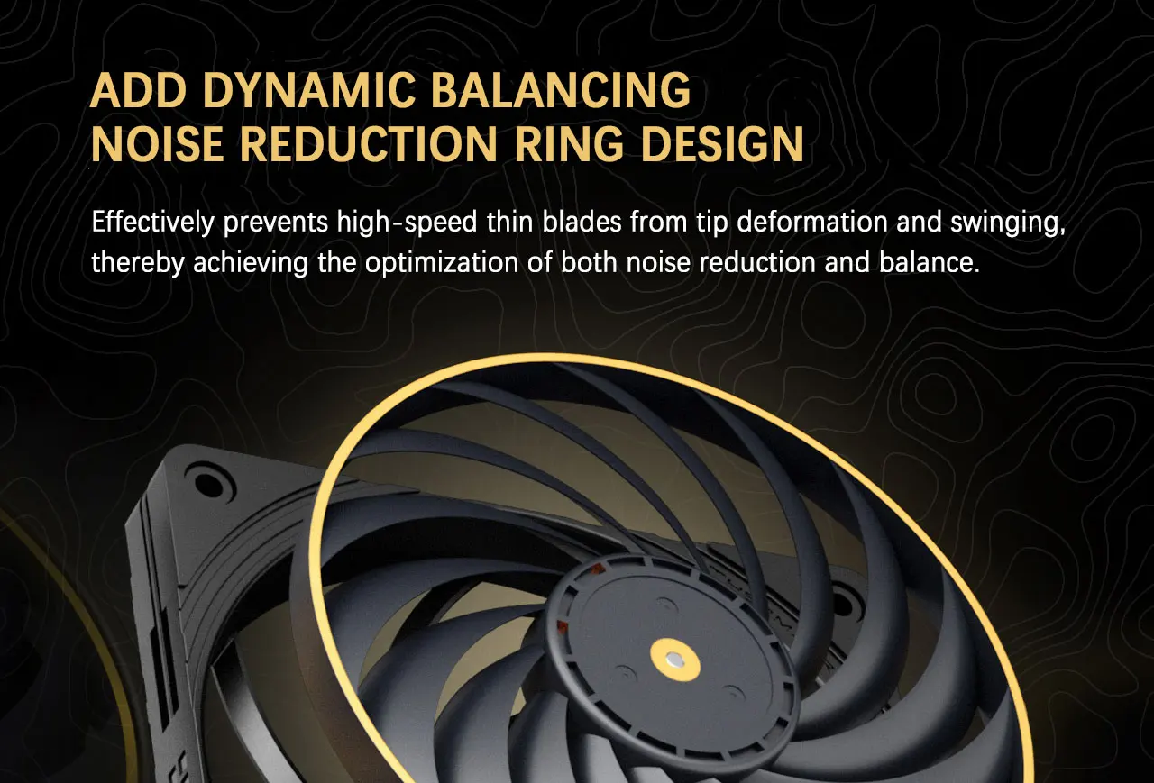 TL-B12015 12cm Thin Fan LCP Polymer Material Fan Blades Double Ball Bearings Thr