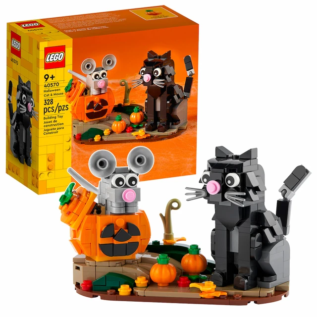 Lego BrickHeadz Halloween gatto e topo 40570