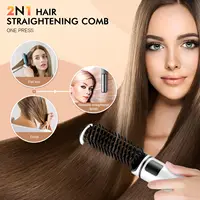 Peigne électrique chaud multifonction sans fil, peigne à lisser les cheveux, Ion négatif, outil de coiffure Anti-chaleur, brosse à lisser les cheveux 4