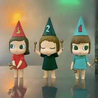 Yoshitomo Nara Dream Girls Action Figure Toy Vinyl Doll Desktop Decorations Cartoon Small Drummer Decorative Model Birthday Gift 2