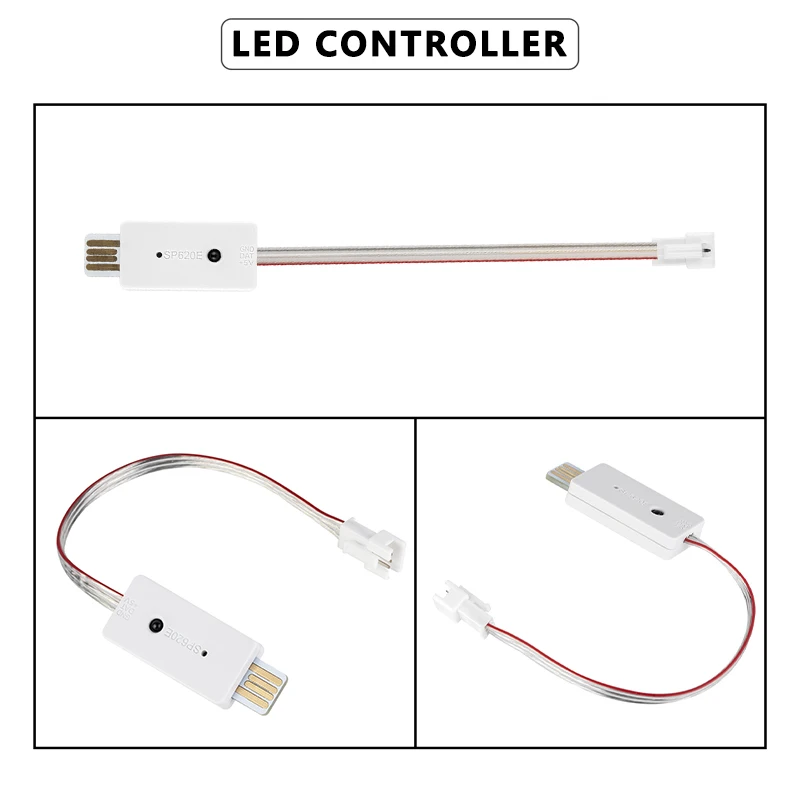 WS2812B LED Controller USB Plug Mini Bluetooth Music APP Control