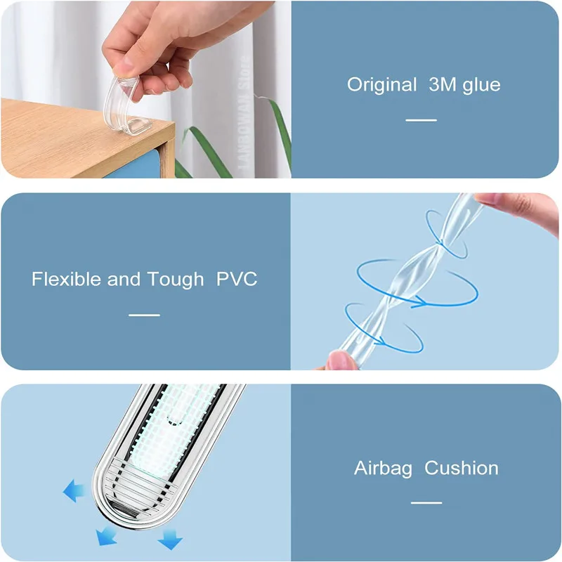 Silicone Door Stopper Silicone Self Adhesive Pads Refrigerator Anti-collision Strip Door Stopper Cabinet Bumpers Transparent Wall Protector Pad silicone door stopper,door stopper bumpers,door stopper,silicone rubber bumpers