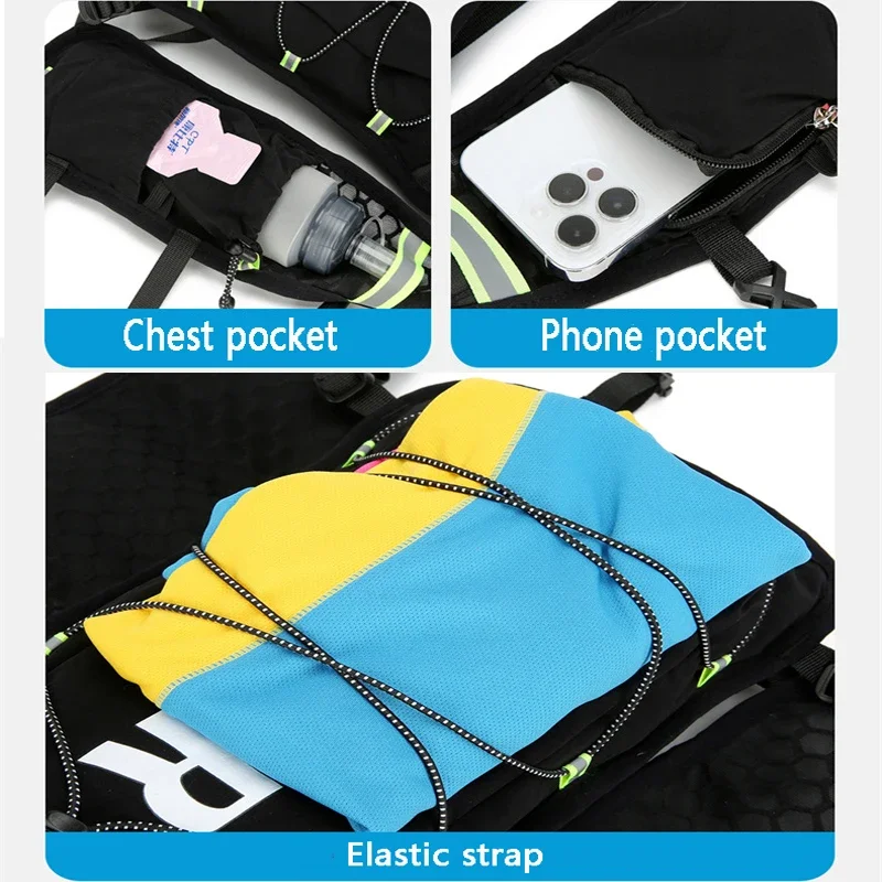 5L Breathable Hydration Vest Trail Running Backpacks Lightweight Cycling Run Jogging Marathon Backpack Riding Bike Climbing Bag 6