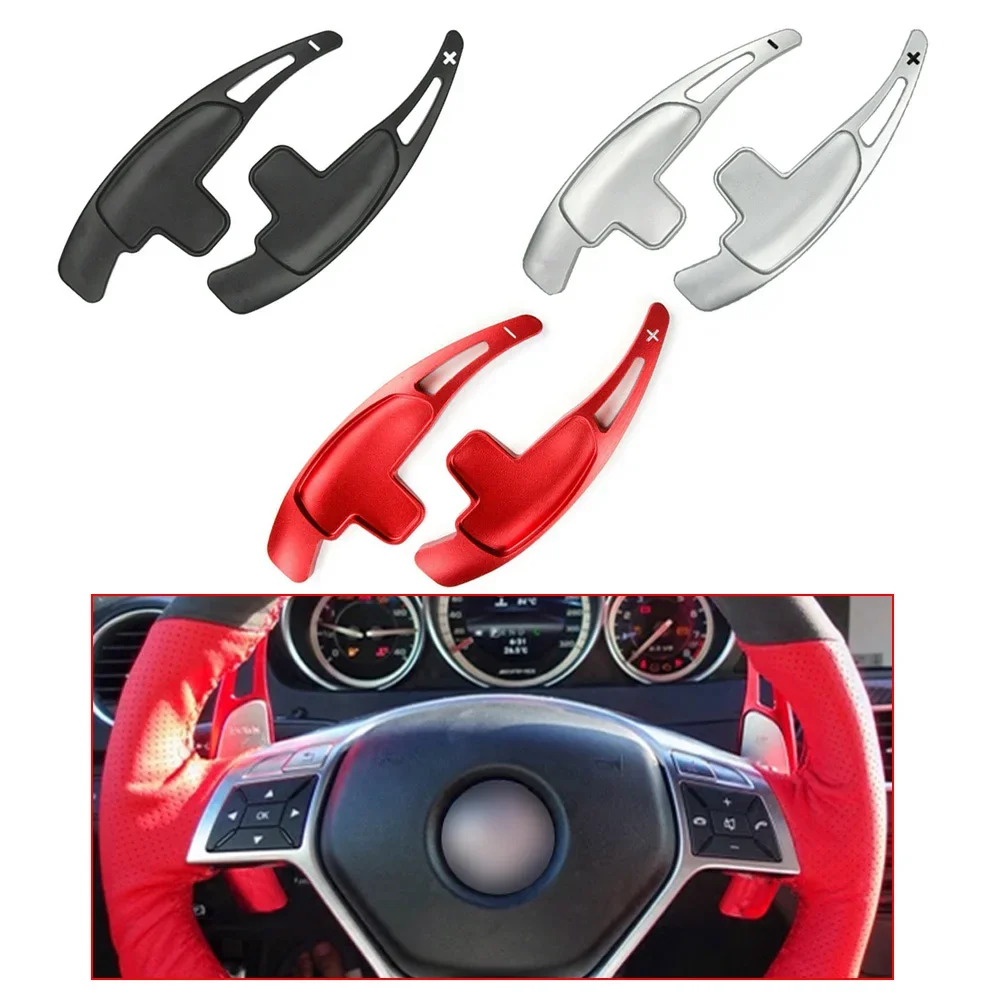 

Алюминиевое весло переключения рулевого колеса, сменные переключатели для Benz A B C E ML CLA GLA GLK SLK W176 W246 W212 W204