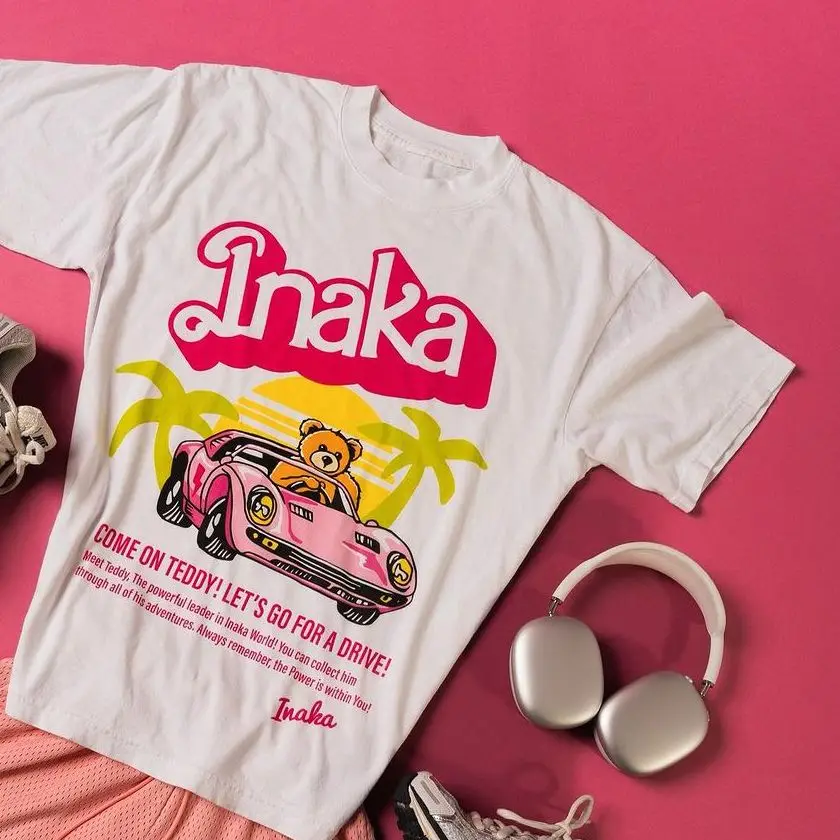 Inaka Power Shirt  Men Women High Quality Cotton 240g Inaka Love TEE IP Shirt Women US Size Shirt