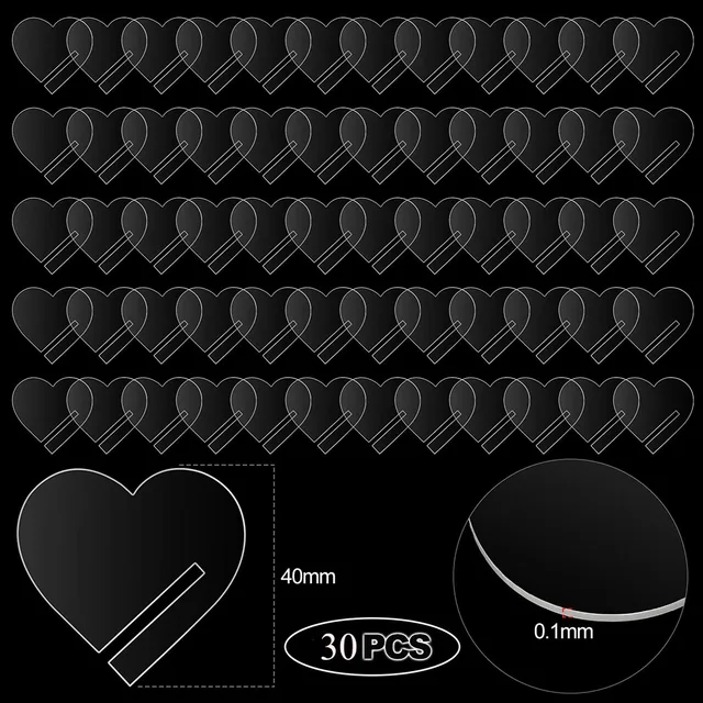 Etichette Per Bevande In Acrilico - 20 Pezzi Da 5 Cm | Marcatori Per Bicchieri Per Feste | Ideali Per Matrimoni E Compleanni - Foto 4