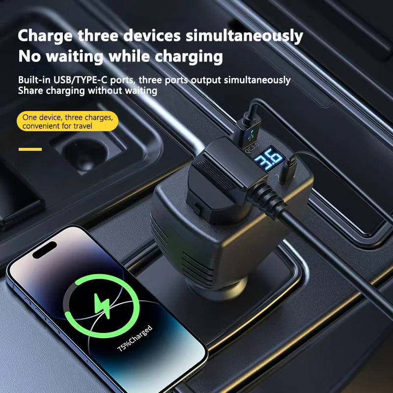 2025 Inverter 150W DC 12V To AC 220V Auto Power Inverter Car Voltage Converter Adapter Adaptor With USB Car Charger