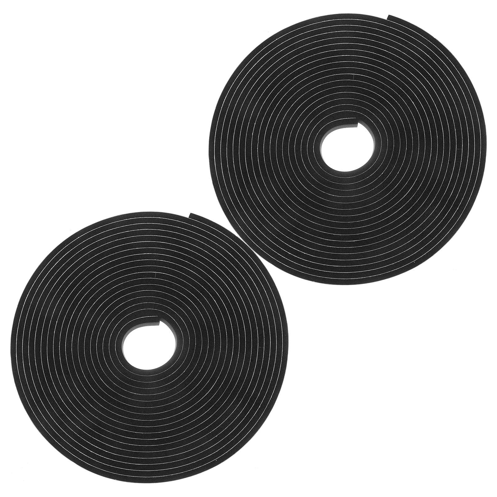 

2 Roll of Weather Stripping Door Seal Strips High Density Foams Tapes Door Insulation Weather Strip (3/4in*1/8in * 50FT)