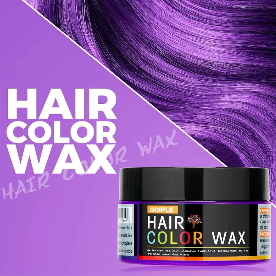 Valentine's Day Temporary Hair and Beard Color Wax