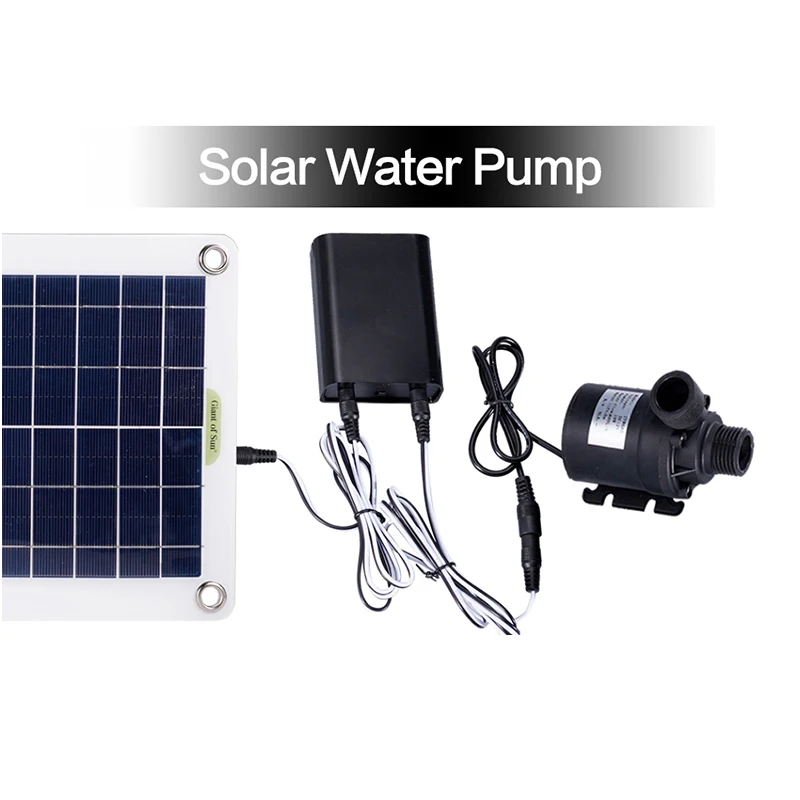 Kit Pompa Solare Per Laghetto 800L/H – Pannello 50W, Silenziosa, Per Fontane Da Giardino, Uccelli, Acquari E Piccoli Laghetti