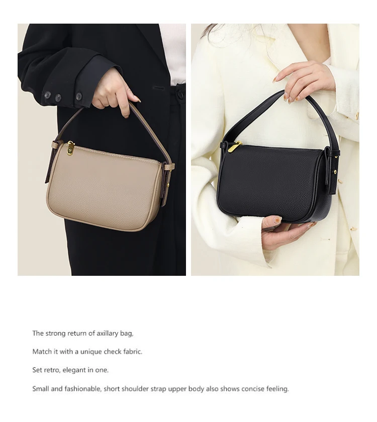 100% Genuine Leather Material Women Bag High Quality Soft Shoulder Bag For Women Fashion Luxury Portable Mini Messenger Bag
