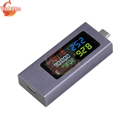 Enhanced USB Tester with Digital Voltmeter & Ammeter for Voltage, Current, Power, and Battery Capacity Analysis (Type - C)