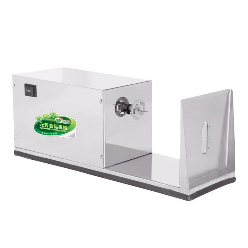 220V Commercial Electric Spiral Potato Slicer- Semi-Automatic Stainless Steel Twist Chips Machine for Snack Bar