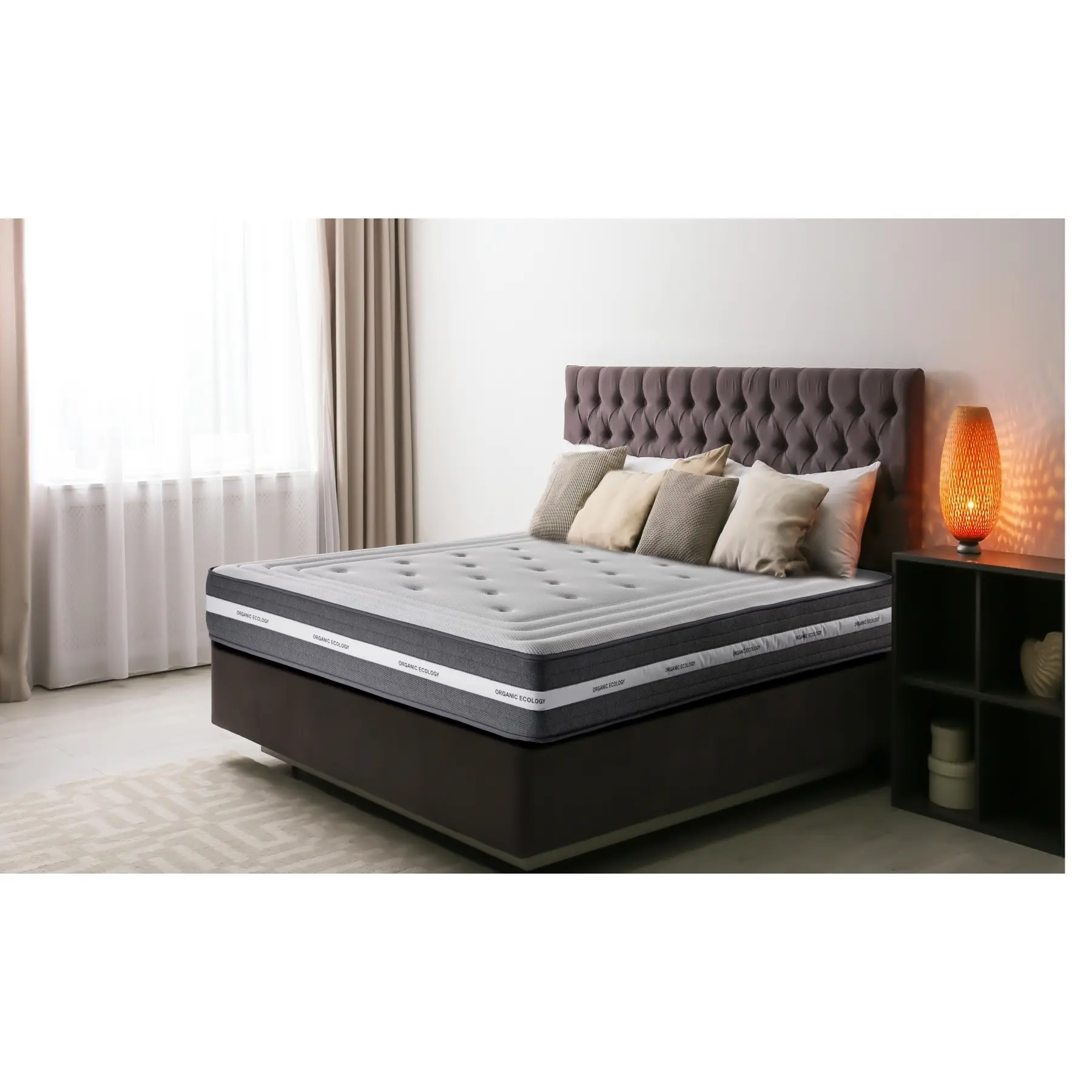 27 cm high end mattress with viscoelastic 160X200 ergonomic Sanitized