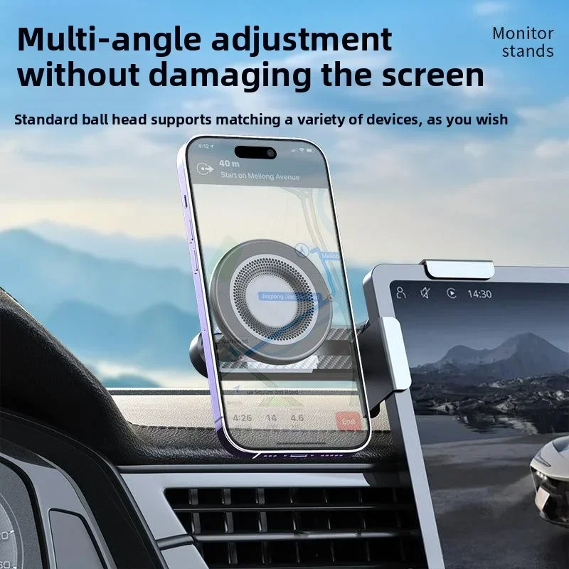 Magnetic Central Control Screen Phone Mount