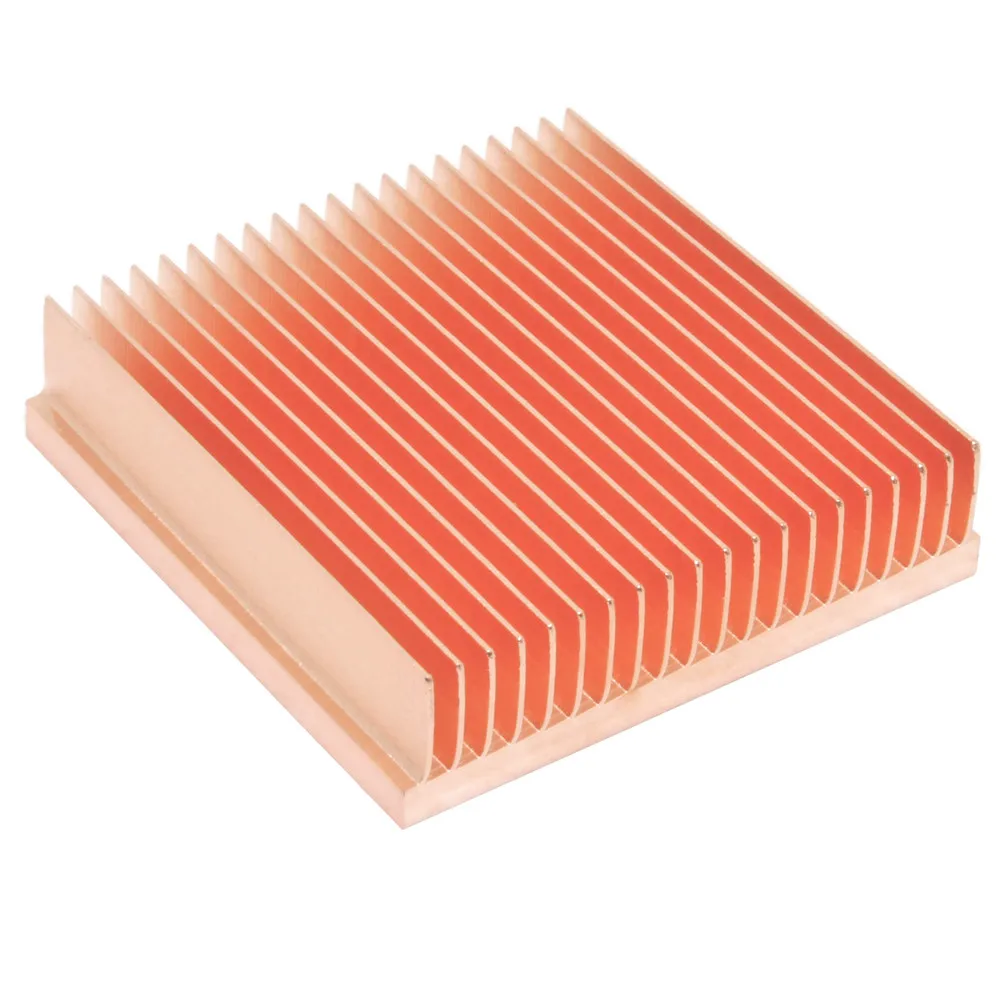 fin de calor de cobre para chip eletrônico