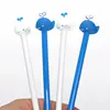 4 Creative Fountain Pens, Soft Glue Whale Gel Pens, Cute And Cute Cartoon Black 0.5 Student Office Signature Pens 5