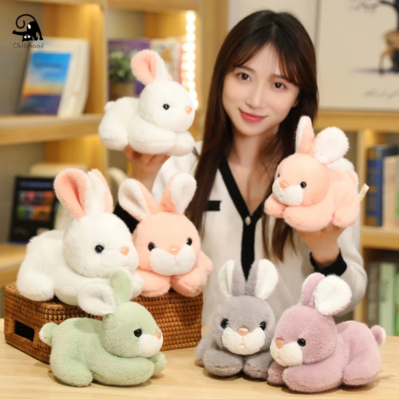 

20cm Mini Rabbit Peluche Toys Cute Bunny Dolls Stuffed Soft Animal Toy for Home Room Decoration Ornament Girls Birthday Gift