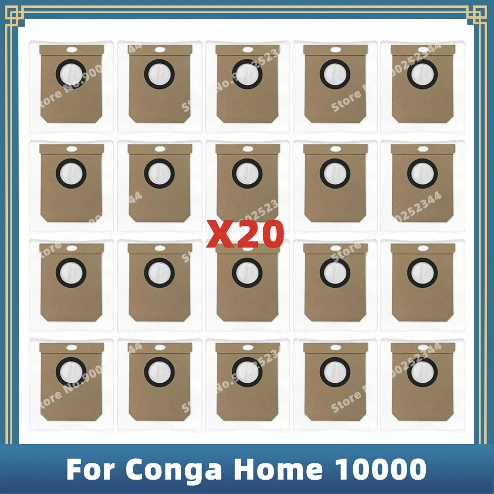 Совместим с Conga Home 10000, 8090 Ultra, 9090 AI / Eufy L50, L60 SES / Everybot Q5 / Roidmi EVE CC, запчасти, пылесборник