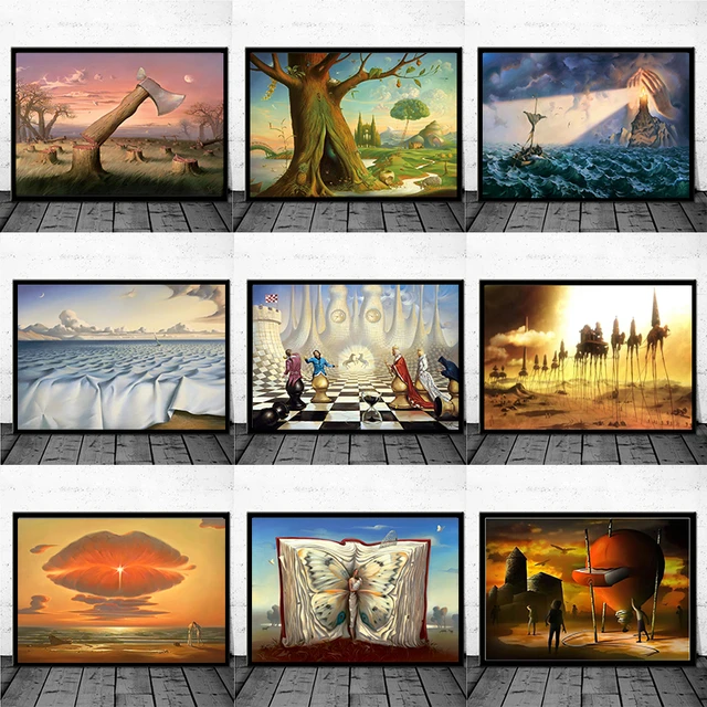 Canvas Wall Art Pictures Decoration | Wall Prints Surrealism | Vladimir  Kush Picture - Painting & Calligraphy - Aliexpress