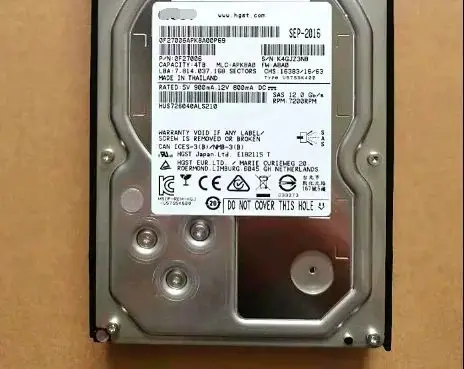 For 02350BVT 4T 7 2K 3 5 inch SAS S5300 V3 S5500 V3 storage hard drive