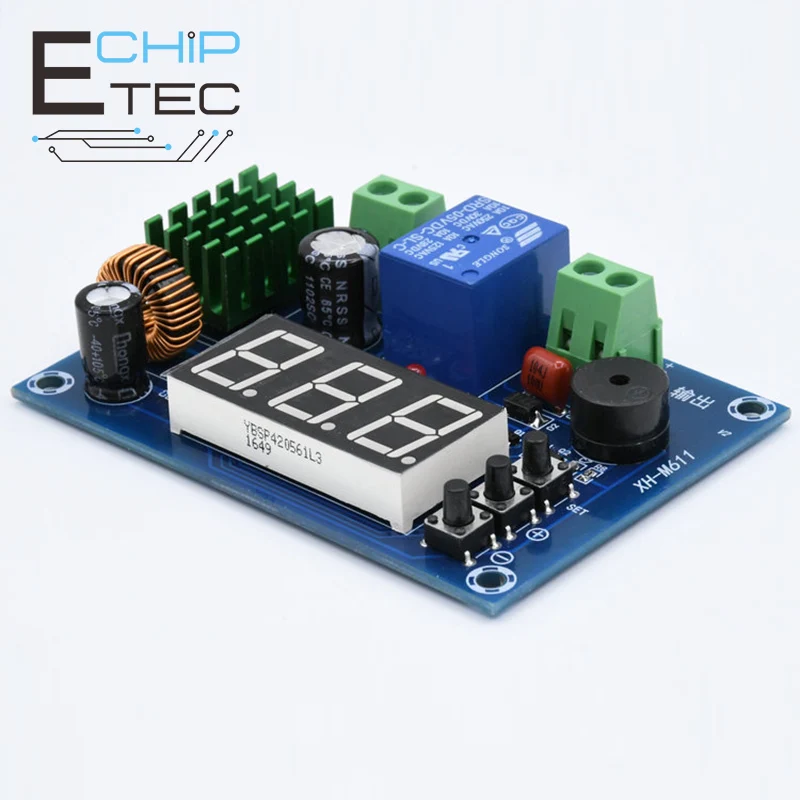 

Free shipping XH-M611 battery intelligent discharge protection module over-discharge under-voltage low-battery alarm module