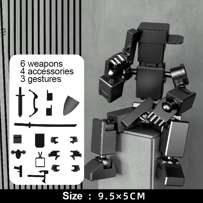 Articulated 3D Printed Shapeshifting Robot Mannequin Figure