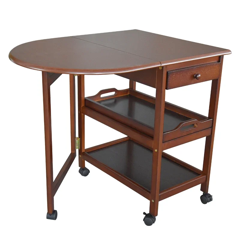 

Folding dining table, small household type, multifunctional, simple, modern, retractable and mobile small dining table, rice