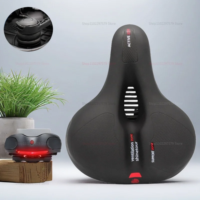 Mountain bike seat - Breathable and comfortable, thick and able to relieve pain. Suitable for mountain bike accessories.