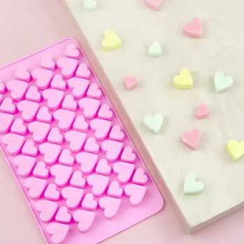 Molde de silicona en forma de corazón para chocolate 1