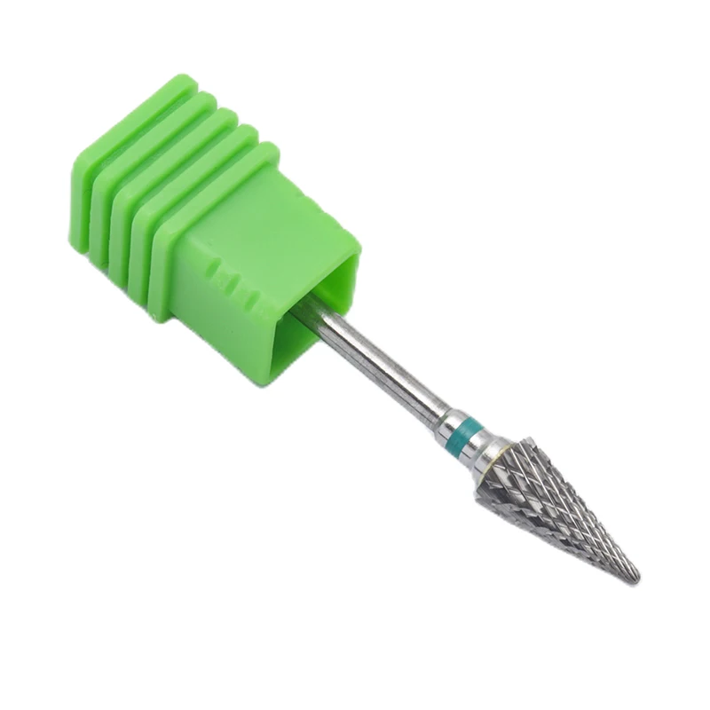 

Perfect Cone Cuticle Bit 3/32 Carbide Nail Drill Bits Milling Cutter for Manicure Electric Drills Nails Accessories Tool