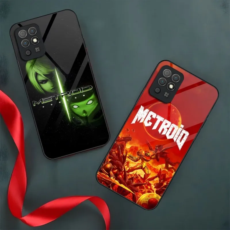 M-Metroid Game D-Drakes Custodia Per Telefono Per Huawei P10 P30 P9 P40 P50 P20 Y7 Y6 P Smart Honor 50 70 60 Cover In Vetro