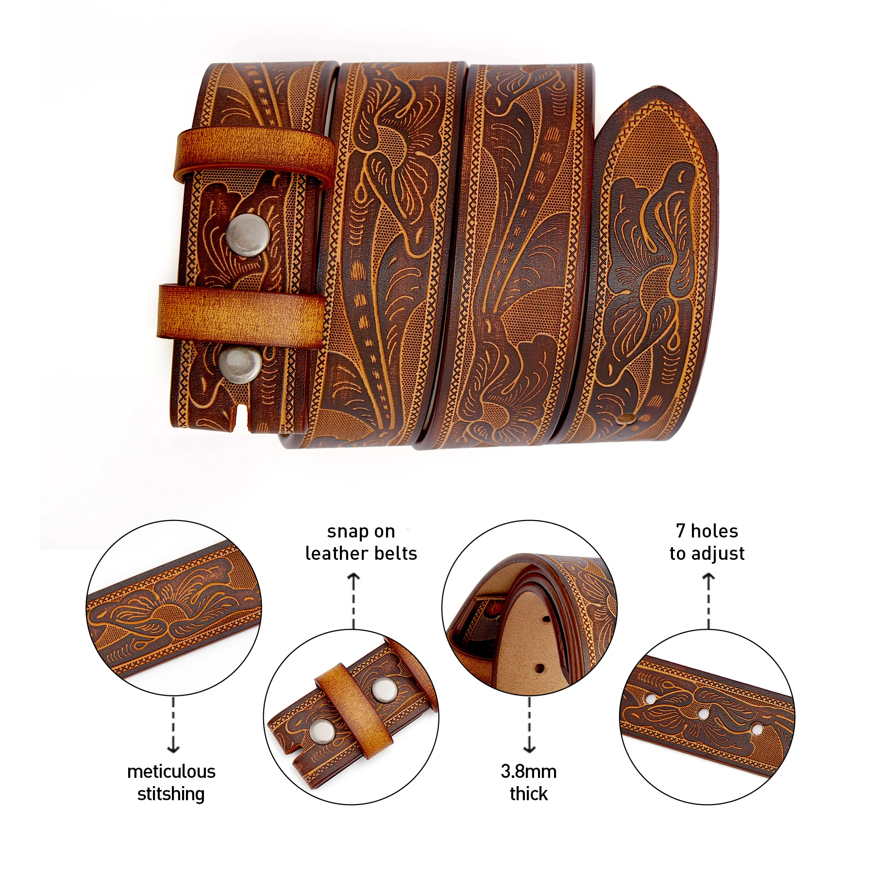 ベルト MONOHA : 24SS / Western belt (2colors) thumbnail_IMG_1105_fc905125-