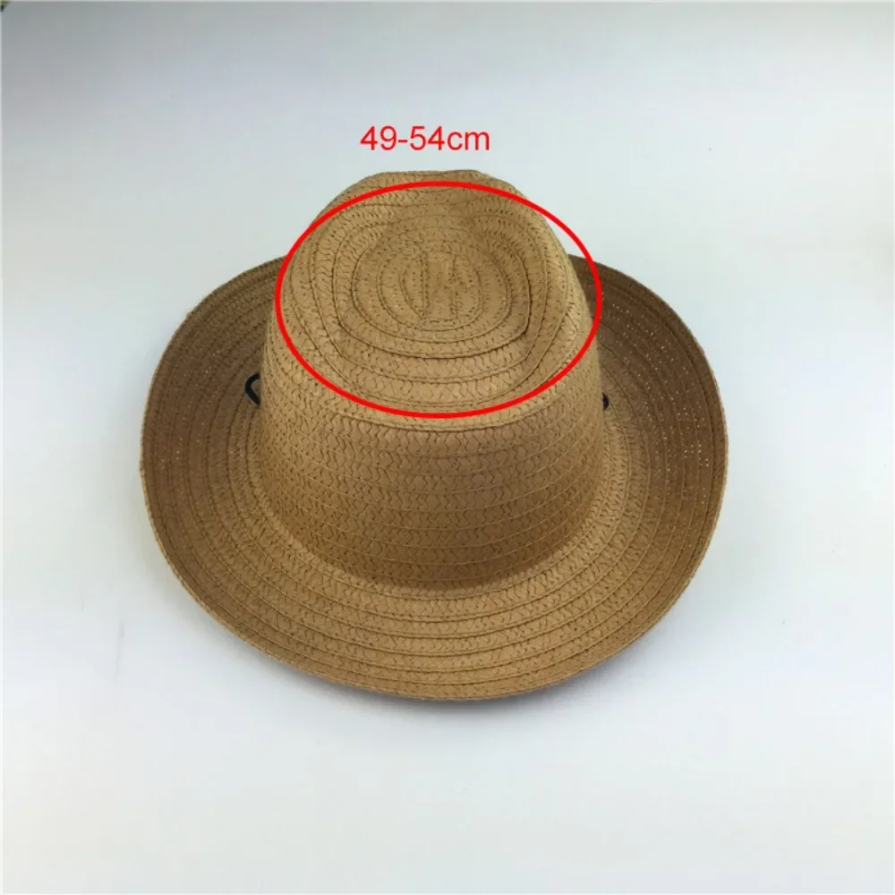 Straw Sun Cap for Kids Summer Cowboy Hat