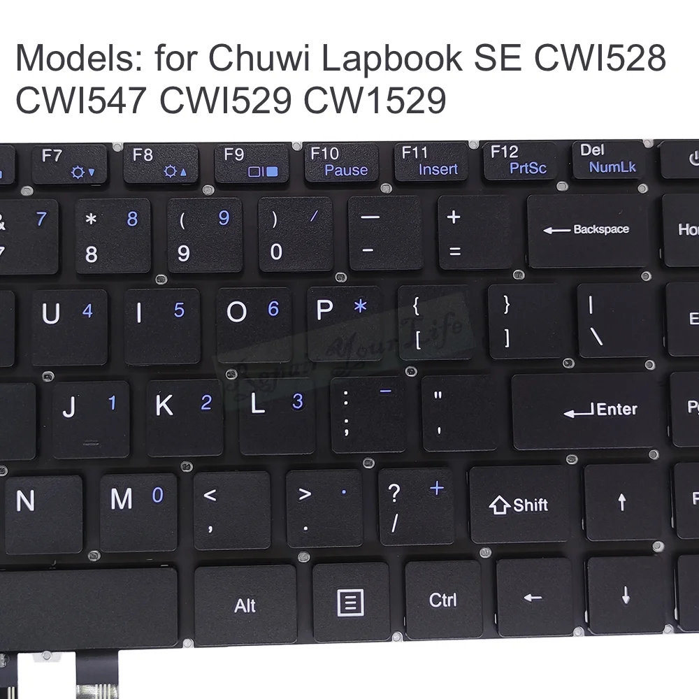 Inglês Teclado para Notebook para Chuwi 14 Pro Cwi529 Cwi547 Cwi528 133 Yxt-nb9359 Mb3008002 Mb3081004 Yxt-nb93-93 Mb3081001 Novo us - Imagem 6
