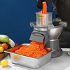 110V/220V Electric Vegetable Cutter Automatic Potato Shredder Commercial Multifunctional Carrot Shredding Machine 1