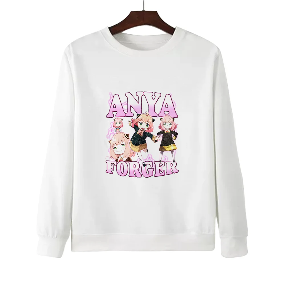

CLOOCL Japanese Anime Sweatshirt SPY×FAMILY Anya Forger Sportwear Men Women Casual Shirts Autumn Winter Harajuku Streetwear