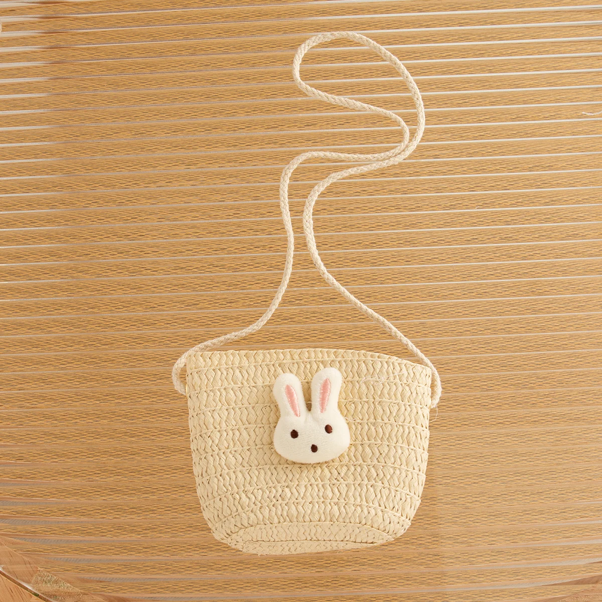 Sommer-Baumwollkleider für Mädchen, süßes Kaninchen-Puppenkragenkleid, grün kariertes Mädchenkleid, senden Sie eine Tasche – Detail 21