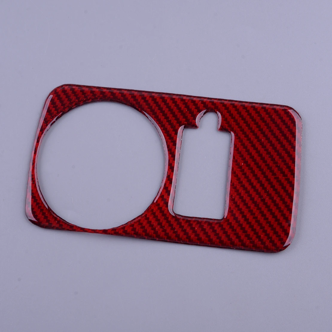 Adesivo Per Rivestimento Pulsante Interruttore Fari Adatto Per Ford Mustang 2005 2006 2007 2008 2009 Fibra Di Carbonio Rosso