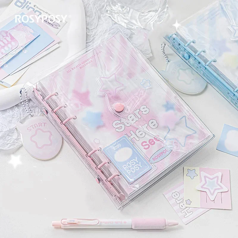 

Cute Envelope Book Loose Heart Color Diy Girl Series Alien Style Hand Ins Handbook Full Account Page Star Diary