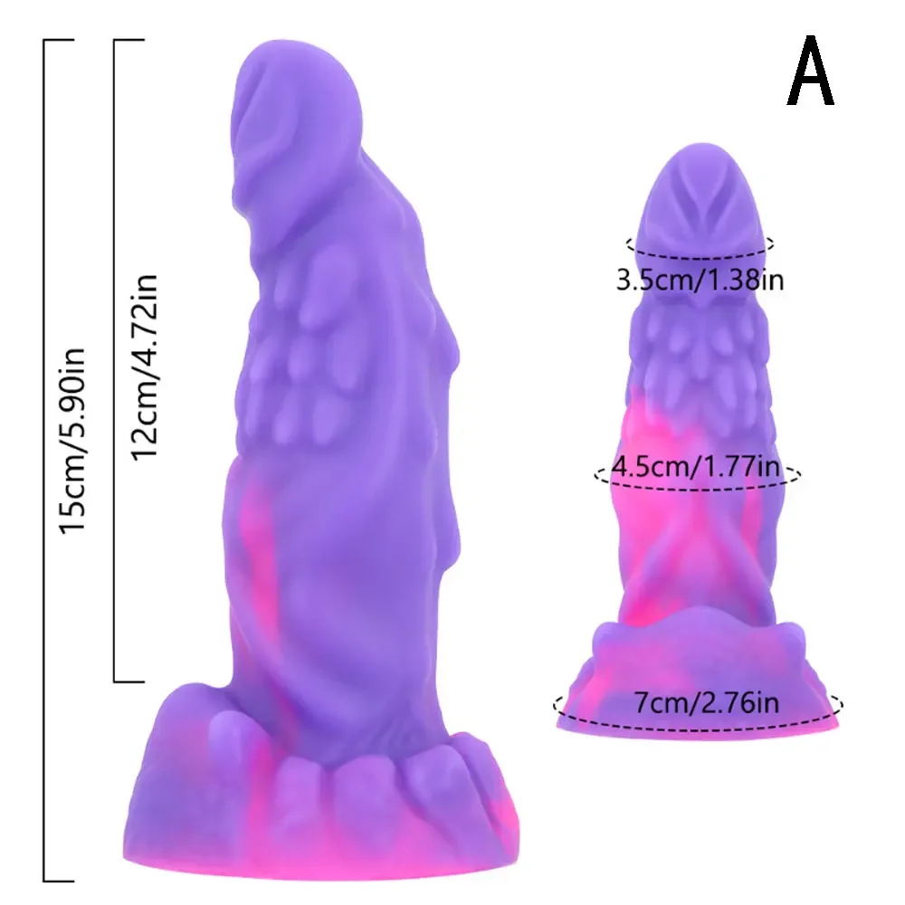 5 Styles Monster Thick Dildo Animal Fantasy Pleasure Adult Sex Toys Female G-spot Masturbator Male Homosexual Anal Massage Tool